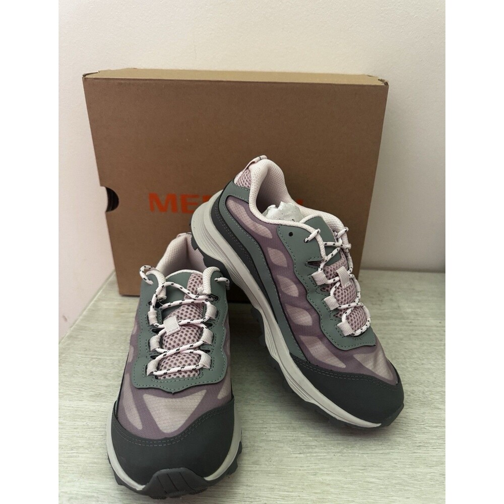 Merrell Moab Waterproof Hiking/Walking Shoes, Women’s Size 4, Pink and Gray NIB!